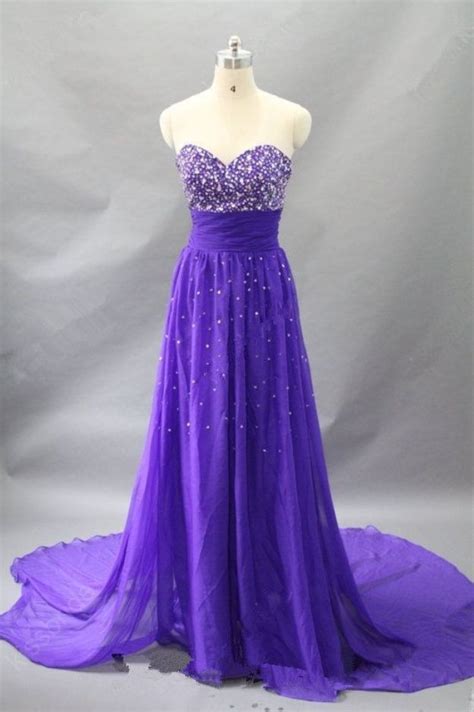 High Quality Sparkle Purple Prom Gown Sparkle Prom Dresses,Evening ...