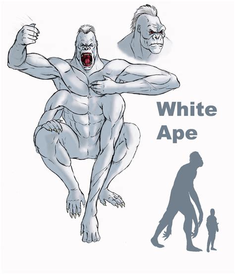 White Ape size comparison by Spearhafoc on deviantART