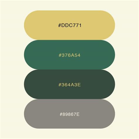 green color palette  color combinations   design project