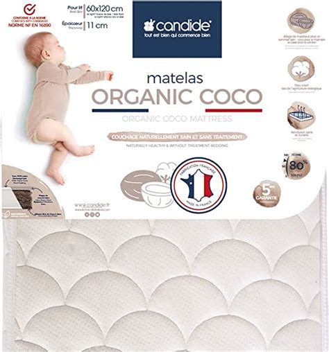 Candide Matelas Confort Naturel Pour Lit X Cm