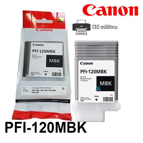 Tinta Canon Pfi Mbk Negro Mate Tm Original G Limagars Peru