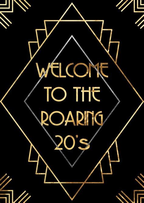 Freebie Roaring 20s New Year Printables In 2020 Roaring 20s Party