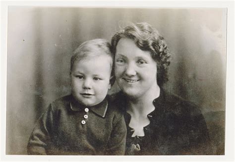 Patrick Stewart with his mother (early 1940s) - USLUCK