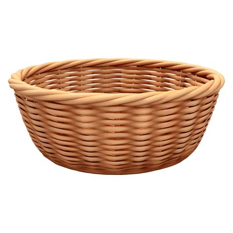 AI generated 3D Rendering of a Empty Fruit Basket on Transparent ...