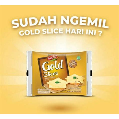 Jual Prochiz Gold Slice 12 Slices 156 Gram Keju Cheddar Cheese Lembar