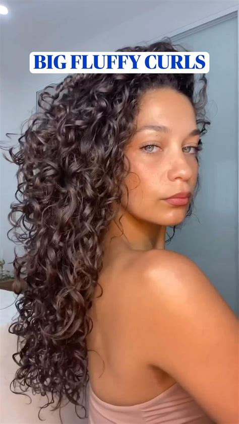 Jayme Jo On Instagram Big Fluffy Curl Routine Truly My Hair Thrives When It’s Separated Full