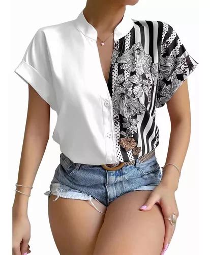 Camisa Oficial De Cercanías Estampada Para Mujer MercadoLibre