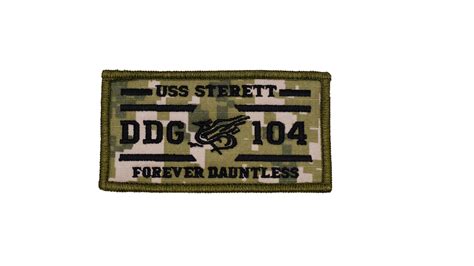 USS Sterett — LC EMBROIDERY & CLEANERS