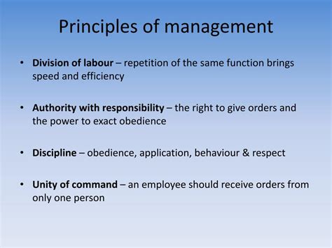 PPT Classical Management Theory PowerPoint Presentation Free