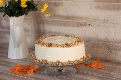 Tarta De Zanahoria Carrot Cake Con Frosting De Queso Angechefs