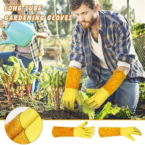 Rose Pruning Thorn Proof Gardening Gloves Long Sleeve Puncture Proof