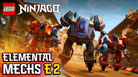 Lego Ninjago Dragerne V Gner The Elemental Mechs Mek Mesteren Youtube