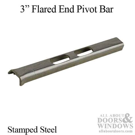 Pivot Bar Slotted Holes Flared End