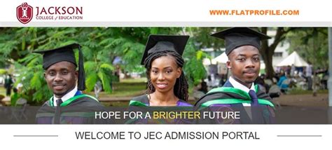 Jackson College of Education Admission Portal - Apply Now