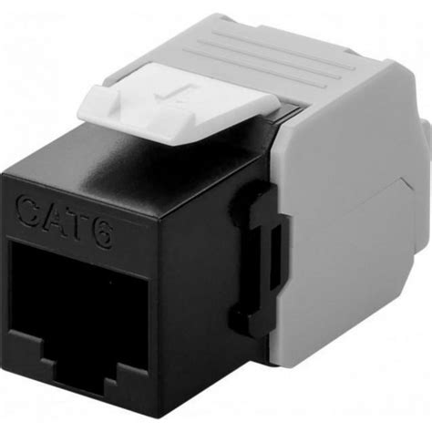 Frutto Keystone RJ45 UTP Cat 6 Nero Toolfree INTELLINET IWP MD C6 TLUB