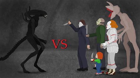 Xenomorph Vs Demogorgon Jason Chucky It Michael Myers Pivot