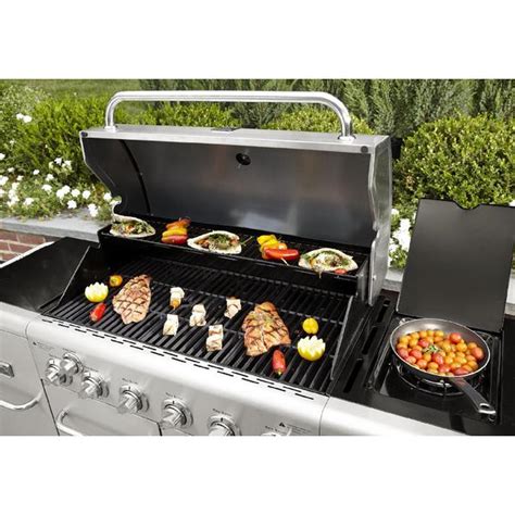 Kenmore Pg 40613sol 6 Burner Stainless Steel Front Gas Grill With Smoker Sears Home Appliance