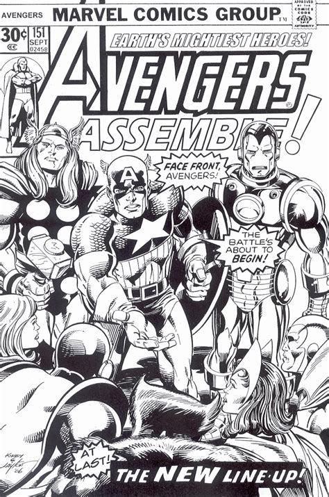 Marvel Superheroes Avengers Coloring Page For Kids Printable