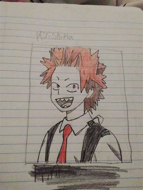 So I Drew Kirishima Bc It Looked Like On The Poll That I Posted Most