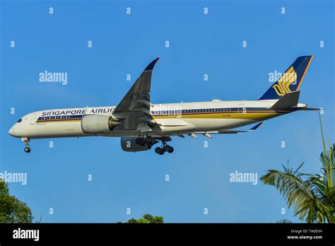 Singapore Mar 27 2019 9v Smg Singapore Airlines Airbus A350 900