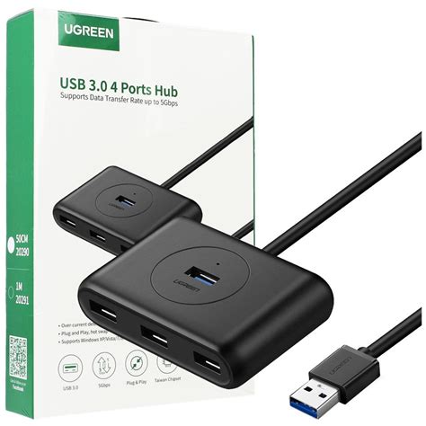 UGREEN ROZDZIELACZ SPLITTER HUB 4X USB 3 2 GEN 1 KABEL PRZEWÓD 0 5M