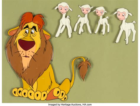 Lambert the Sheepish Lion Production Cel (Walt Disney, 1952).... | Lot ...