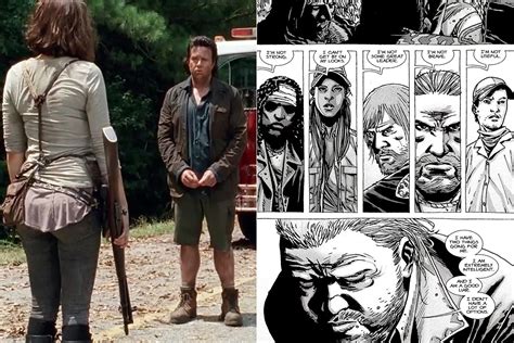 The Walking Dead Comic Tv Comparison Self Help