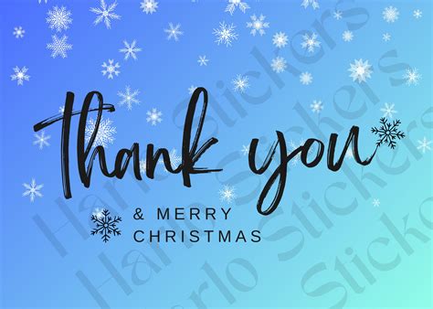 Printable Christmas Thank You Cards For Teachers Etsy