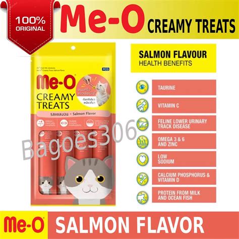 Jual Meo Me O Creamy Treats Salmon Flavor Snack Kucing Meo Salmon