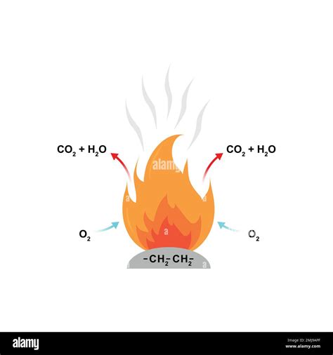 The exothermic reaction Stock Vector Images - Alamy