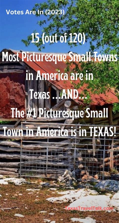 15 Texas Small Towns Voted Most Picturesque In America | Texas Travel Talk