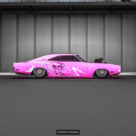 Dom S Charger Gets Suki Edition Makeover In Fast Pink Autoevolution