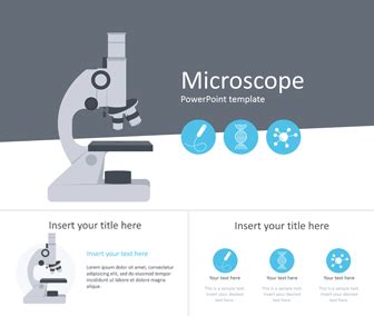 Microscope PowerPoint Template - Templateswise.com