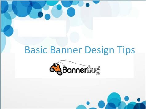 Basic Banner Design Tips