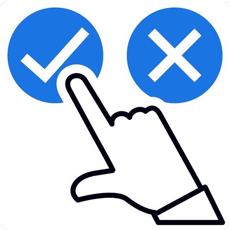 validation icon concept  blue color icon  vector art  vecteezy