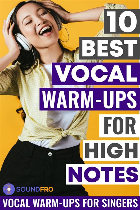 10 Best Vocal Warm Ups For High Notes Exercises For Singers ‌ Sound Fro