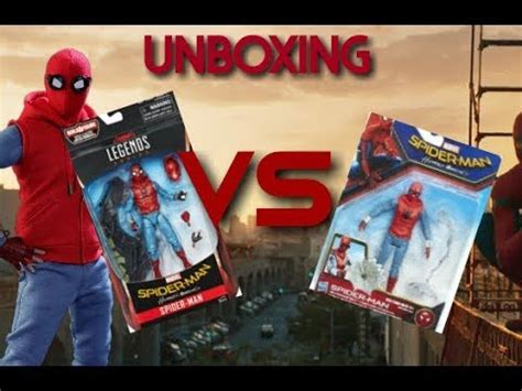 Unboxing Comparaci N Spiderman Traje Casero Marvel Legends Y L Nea