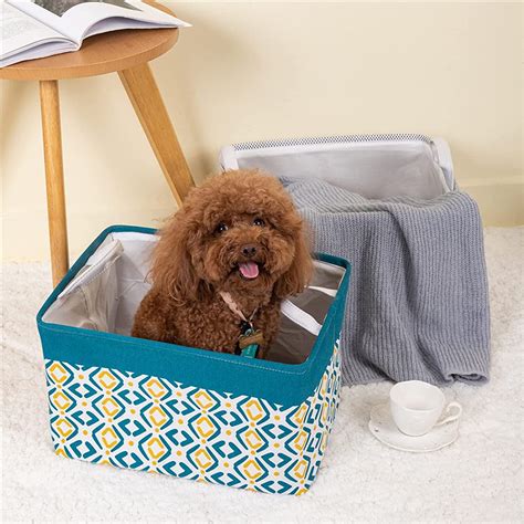 Buy RareCi Decorative Basket Rectangular Fabric Storage Bin Collection