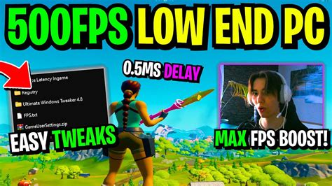 How To Boost Fps Fortnite Low End Pc Season 8 🔧 Full Optimization