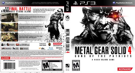 Custom Metal Gear Solid 4 boxart by maXVolnutt on DeviantArt