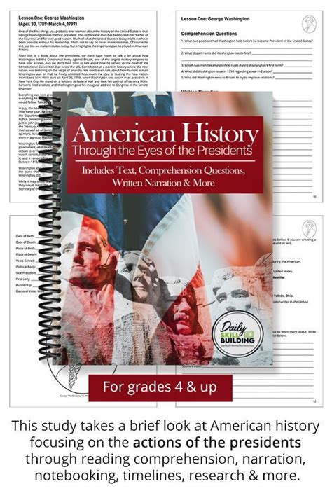 American History Through The Eyes Of The Presidents Grades 4