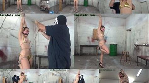 Bikini Bound Blond S Crotch Rope Ordeal WMV 3000kbps Hunters Lair Bondage Clips4sale