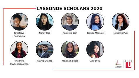 Introducing Lassondes 2020 Scholarship Recipients Lassonde School Of