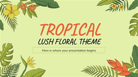 Free Floral Google Slides themes and PowerPoint templates