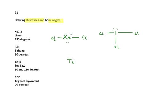 Solved Predict The Molecular Structure And The Bond Angles For Each Of