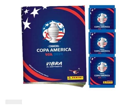 Álbum Copa América 2024 10 Sobres panini en venta en Capital