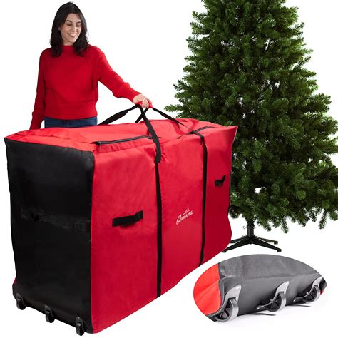 Camerons Christmas Tree Storage Bag - Rolling w Wheels, Fits up to 9 ft