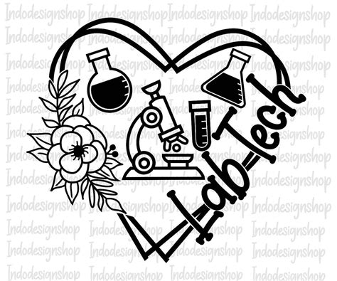 Lab Tech Svg Lab Tech Svg File For Cricut Lab Tech Svg Lab Etsy