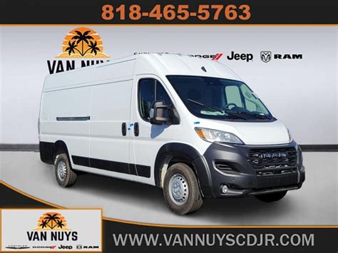 New 2024 RAM ProMaster High Roof Extended Cargo Van Near Los Angeles