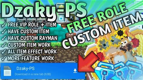 Free Vip Role Item Dzaky Ps Gtps Terbaru Growtopia